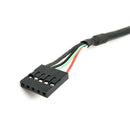 (2-Pack) 50CM 5 Pin Motherboard Female Header to Micro-USB Male Adapter Dup F4C2