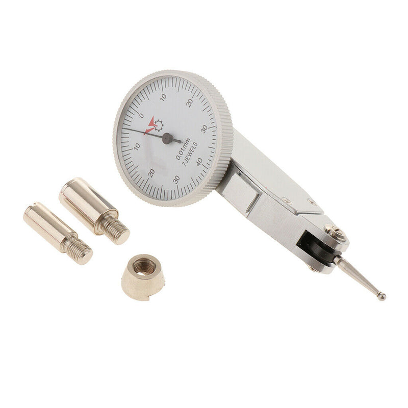 Strong Lever Dial Test Indicator Gauge Gage Meter, Shockproof 0-0.8mm 0.01mm