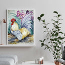Rooster 5D DIY Full Round Drill Diamond Painting Animal Cross Stitch (B948)