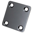Mini Style Neck Plate for Fender ST Electric Guitar Bass Replacement - Black