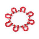 8pcs Metal Rescue Hook Front/Rear Bumper Pull Ring Kit for Hpi Axial RC Car