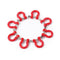 8pcs Metal Rescue Hook Front/Rear Bumper Pull Ring Kit for Hpi Axial RC Car