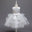 Summer Floral Girls Tutu Dresses Baby Wedding Dress for Kids Sequin Kids Dr K7V2