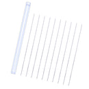 10 Pieces Straight Beading Needle With Needle Tube For DIY Crafts Jewelry Making