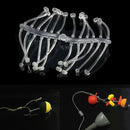 240pcs Clear Hair Rig Fishing Boilie Stops Dumbell Bait Rig Carp Stops Z