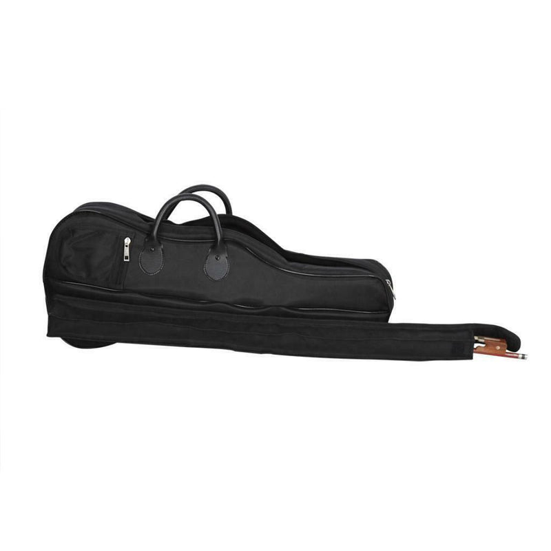 Violin Bag Case Storage Cotton Padded Box Protection Oxford Cloth Black