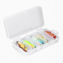 5pcs/pack Bionic Plastic Fishing Lure Insect Locust Lure Hard Bait Hook