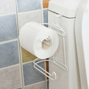 Iron Paper Roll Towel Holder Racks Under Cabinet Door Drawer