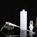 300ml Kitchen Sink Liquid Soap Dispenser Stainless Steel Plastic Bottles A
