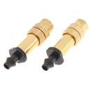 1pcs Micro Drip Irrigation Misting Brass Nozzle Garden Spray Cooling PartsB Kw