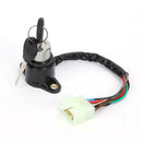 Motorcycle Motorbike Ignition Switch with Wire+2 Key for CB125 CM400 CM450
