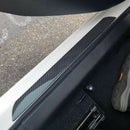 Car Door Sill Plate Protectors- Universal Carbon Fiber Door Sill Scuff Plat