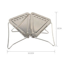 1X Outdoor Camping Folding Portable Coffee Drip Rack Stainless Steel Coff KTK