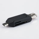 Mini 5-in-1 Card Reader Multifunctional Type-C USB C/USB A/Micro-USB TF/OTG
