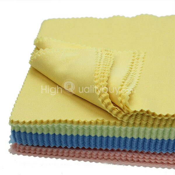 100X Microfiber Phone Screen Camera Lens Glasses Square Cleaner Cleaning Clothes