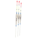 3x Wood Bobbers Wooden Fishing Floats Fishing Bait Indicator Fishing Tackle 3