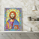 5D DIY Special Shaped Diamond Painting God Cross Stitch Mosaic Craft Kit