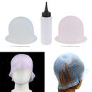 Salon 150ml Hair Dye Applicator Bottle+2pcs Tipping Tinting Caps Metal Hook Kit