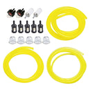5 Feet 3 Sizes Fuel Line Hose with Snap In Primer Bulb, Primer Pouland Bulb,