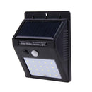 Waterproof 20-LED Solar Powered PIR Motion Sensor Wall Light Outdoor Garden Lamp