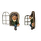 2pc Elf Out The Door Tree Hugger Garden Peeker Yard Art Whimsical Tree Sculpture
