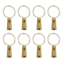 8PCS Bottle Light Cork Shape For 2M 20 LED Wine Bottle String Party Romantic AU