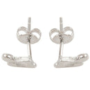 1 Pair Silvering lovely Musical note earrings