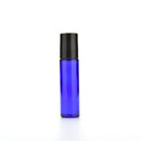 1x Glass Roll-On 10ml empty Fragrance Perfume essential Oil Bottle Blue 3CAUBA
