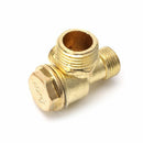 3-port Zinc Alloy Air Compressor Check Valve Central Pneumatic Valves Thread New
