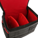 Waterproof Camera Bag Camera Case Lens Pouch Bag for DSLR and Lens Red