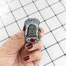 Creative STAY IN BED Tombstone Drip Oil Brooches Enamel Badge Lapel Pins