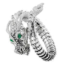 Unique Men's Chinese Dragon Ring Cool Cycling Men and Women's Rings Size Adj Hn