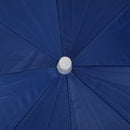26" Diameter Elastic Band Fishing Headwear Umbrella Hat Dark Blue