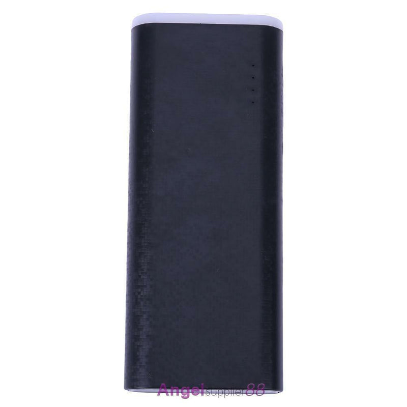 Mini Plastic 5 X 18650 Batteries Power Supply Power Bank DIY Box(Black)