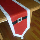 Christmas Table Runner Define Seats Dresser Scarf Dine Theme Party Decor Red
