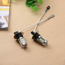 2pcs H3 3030 10SMD White LED Car Headlight Bulbs Fog Light Lamp