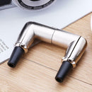 1 Pair XLR 3 Pin Female Male Microphone Solder Audio Adapter 90 Degree