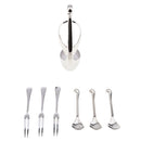 Kitchen Spoons Forks Holder Swan Shaped Spoon Fork Storage Rack Cutlery
