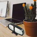 Left Side Rear View Blind Spot Auxiliary Mirror Black for Truck Car