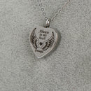 Always in my Heart Grandpa Cremation Memorial Urn Necklace PendantA_3C