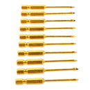 10Pcs 3mm Slotted Spear Head Tungsten Carbide Drill Bit for Mirror Ceramic