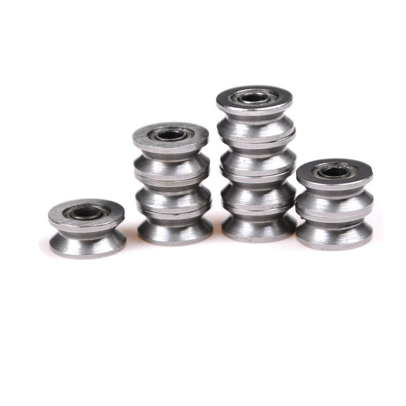 10X 624Vv V Groove Sealed Ball Bearing Vgroove 4 X 13 X 6Mm 2~2.5Mm Deep Bear Gw