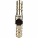 Y-hose connector made of brass, 3-way connector, for 8 mm hoses