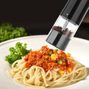 Electric Pepper Mill Grinder Salt Spice Herb Mill Kitchen Tool with Led Lig