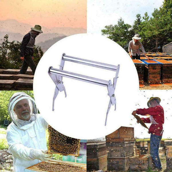 Beekeeping Stainless Steel Grip Tool Hive Frame Holder Lifter Frame Capture J1D4