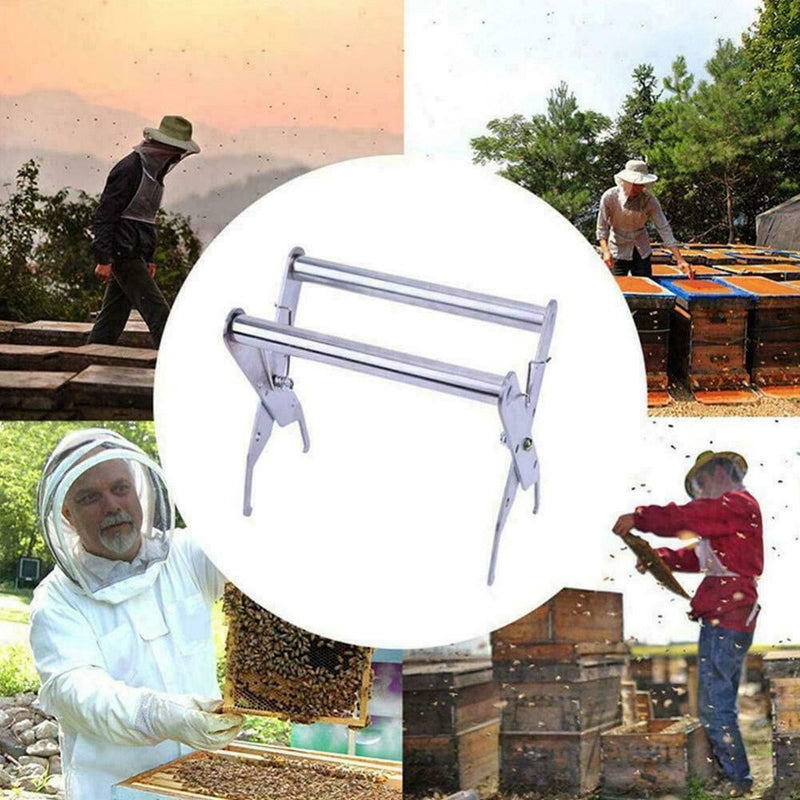 Beekeeping Stainless Steel Grip Tool Hive Frame Holder Lifter Frame Capture J1D4