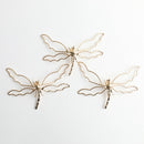 10 Pieces Alloy Butterfly Dragonfly Brooches Pins DIY Wedding Decor Used for