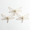 10 Pieces Alloy Butterfly Dragonfly Brooches Pins DIY Wedding Decor Used for