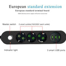 Smart  Power Plug Strip Surge Multi-Socket 4 Sockets Port  USB