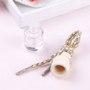 1PC car empty clear perfume glass bottle pendant auto interior home ornament  Z